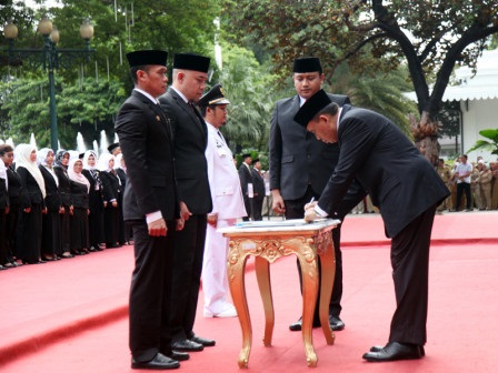 Sekda DKI Jakarta Lantik 2.650 Pejabat Eselon III dan IV