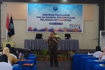 Kajati Malut Menjadi Narasumber Dalam Diskusi Yang Di Gelar BNN Malut