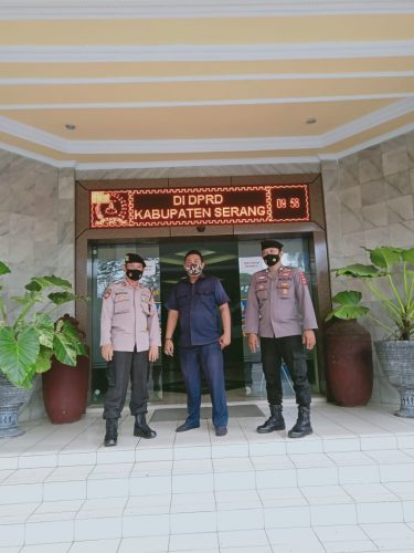 Ditpamobvit Polda Banten Patroli Beri Imabuan Prokes Di Obyek Vital Dan Obyek Tertentu