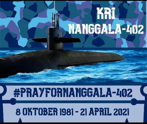 AL melaksanakan proses pencarian KRI Nanggala-402 yang hilang di perairan Utara Bali.
