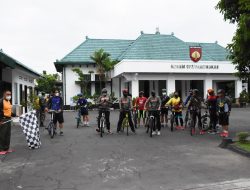 Guna Menjaga Herd Immunity, Danrem 072/Pamungkas Lakukan Gowes