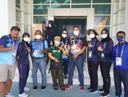 TRI ADHIANTO TERUS MOTIVASI ATLET JABAR BERLAGA DI PON XX PAPUA 2021