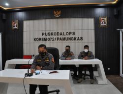 Kapenrem 072/Pamungkas Ikuti Pelatihan Penulisan Rilis dan Media Sosial Secara Virtual