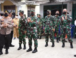 Danrem 072/Pamungkas Mendampingi Pangdam IV/Diponegoro Tinjau TMMD Reguler Ke 112 TA 2021 Kodim 0705/Magelang