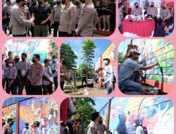 Dinding Stadion SSA Pontianak Jadi Tempat Para Pelukis Kalbar Tuangkan Karya dan Inspirasinya