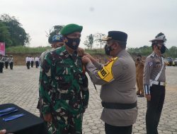 Kapolres Rohul Pimpin Apel Gelar Pasukan Operasi Zebra Lancang Kuning 2021