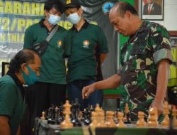 Komandan Korem 072/Pamungkas Tantang Atlet Catur Kebumen.