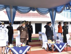 Kasrem 072/Pamungkas Mengikuti Upacara Peringatan Hari Nusantara Tahun 2021.