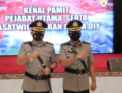 SERAH TERIMA JABATAN KAROOPS, DIRRESKRIMUM, DIRBINMAS, DIRPAMOBVIT, KABIDKUM, KA SPN DAN KAPOLRES SLEMAN
