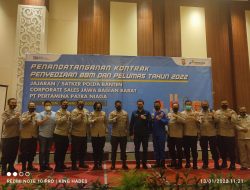 Satbrimob Polda Banten Hadiri Penandatanganan Kontrak Penyediaan BBM Tahun 2022