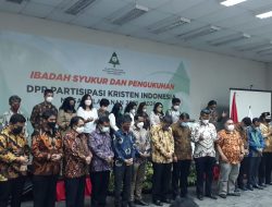 Ibadah Ucapan Syukur dan DPP Parkindo 2021-2026 : Memajukan Kepentingan Bangsa dengan Kesatuan