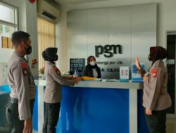 Ditpamobvit Polda Banten Lakukan Patroli di PT PGN
