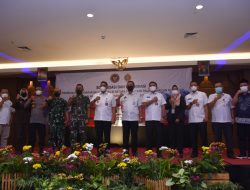 Kasrem 072/Pamungkas Menghadiri Sosialisasi dan Diseminasi Pembinaan Kesadaran Bela Negara Para Guru dan Siswa TA. 2022.