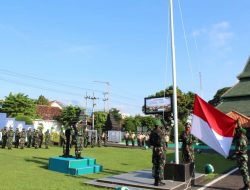 Kodim 0825 Gelar Upacara Bendera Merah Putih Di Hari Senen