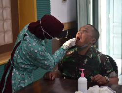 Kodim 0825/Banyuwangi Laksanakan Rikkes Berkala Triwulan 1 TA 2022