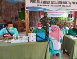 Monitoring Babinsa Dalam Kegiatan VAKSINASI Di Desa Mangir – Rogojampi