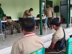 Lindungi Kesehatan Personel, Kodim Putussibau Lakukan Swab Rapid Test