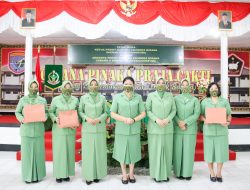 Tatap Muka Ketua Persit KCK Daerah XII/Tpr Dengan Anggota Cabang X Rindam XII/Tpr