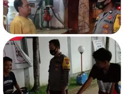 Berikan Rasa Aman Di Masyarakat, Polsek Saketi Giatkaan Patroli malam