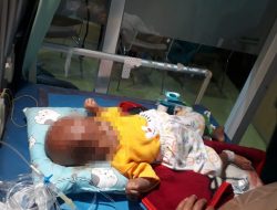 Alfan Alfarizi Bayi Usia Enam Butuh Perhatian Ulur Tangan Dermawan Aparatur Pemerintah Setempat.