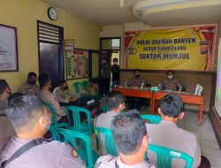 POLSEK MUNJUL LAKSANAKAN “ASISTENSI SUPERVISI BOS”