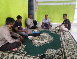Bhabinkamtibmas Sampaikan Himbauan Kamtibmas dan Prokes