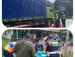 Ditlantas Polda Banten Bersama Instansi Terkait Kembali Tindak Kendaraan ODOL di Ruas Tol Tangerang – Merak