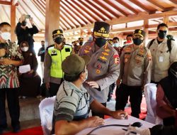 Gelar Vaksinasi di Candi Borobudur, Kapolri: Percepatan di Tempat Wisata yang Interaksi Tinggi