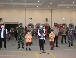Kodim 0825 Bersama Forkopimda Kabupaten Banyuwangi Gelar Serbuan Vaksinisasi