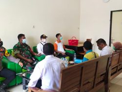 Babinsa Tracing Kontak Erat Dengan Pasien Positif covid-19