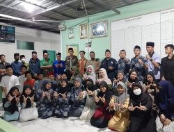 PMII UNRIKA DAN GP ANSOR MENGHIBUR SANTRI DI PENGUNGSIAN PONDOK PRA PESANTREN ANNAHDIiYAH
