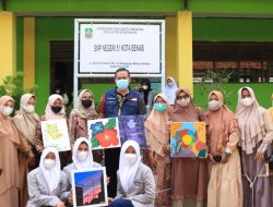 Plt Wali Kota Apresiasi Karya Lukisan Murid SMPN 51