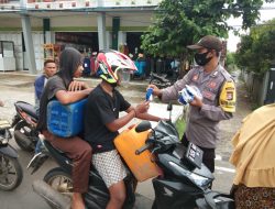 Terapkan Kembali Prokes Pada Warga, Polsek Cikeusik Laksanakan Operasi Yustisi