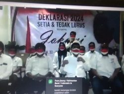 Gabungan Relawan Jokowi di 34 Provinsi Berikrar,Kamijo Menyatakan Sikap Tetap Setia Mendukung Pemerintahan Jokowi Sampai 2024