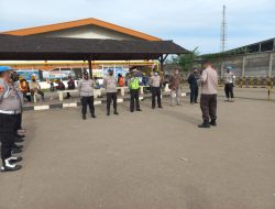 Kapolsek Pasar Kemis Pimpin Apel Pengamanan Keberangkatan Masa Buruh DPC KASBI Kabupaten Tangerang Ke DPRD Kota Tangerang
