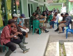 Koramil 0825/05 Kalibaru Menyelenggarakan Vaksin Booster Untuk Masyarakat