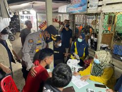 Cegah Penyebaran Covid19, Kabid Humas Polda Riau Pimpin Patroli Blue Light Di Wilkum Polres Rohul