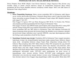 PERNYATAAN SIKAP MUKI TERKAIT PEMINDAHAN IBU KOTA NEGARA REPUBLIK INDONESIA