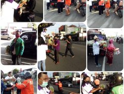 DPD MUKI BANTUL DI HUT KE 2 GELAR BAKSOS, BAGIKAN PAKET SAYURAN KE OJOL