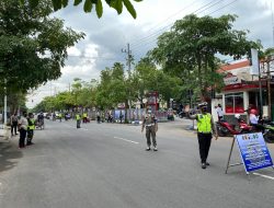Tingkatkan Kepatuhan Prokes Pengguna Jalan, Polres Tulungagung Bersama Satgas Covid 19 Gelar Ops Yustisi Pamor Keris Jaring 9 Pelanggar