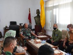 Danrem 072/Pamungkas Terima Audiensi Ketua LPMK Kelurahan Kotabaru Kapanewon Gondokusuman Kota Yogyakarta