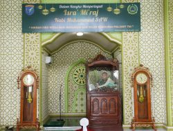 Prajurit Kodam XII/Tpr Peringati Isra Mi’raj Di Masjid Nurul Ikhlas