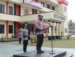 Satbrimob Polda Kalbar Melaksanakan Upacara Memperingati Hari Kesadaran Nasional 2022