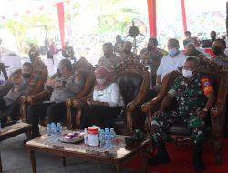 Wakapolda Kalbar Hadiri Pelaksanaan Vaksinasi Massal Serentak di Kantor Sekretariat HIPMI Pontianak