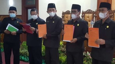 Rapat Paripurna DPRD Tulungagung penyampaian Anggaran Bupati Akhir Tahun 2021