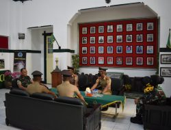 Empat Taruna Akademi Militer TNI – AD, Audensi Bersama Dandim Kota Yogyakarta