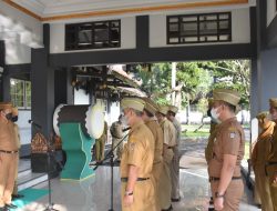 PERDANA MASUK USAI LIBUR DAN CUTI BERSAMA IDUL FITRI 1443 H, PEMKAB KARANGANYAR MENGGELAR  HALAL BIHALAL