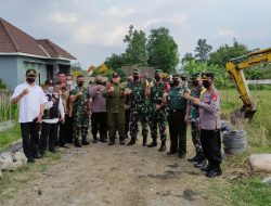 Tim Wasev Kodam IV/Diponegoro Tinjau Pelaksanaan TMMD Reg 113 Kodim 0732/Sleman
