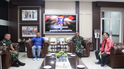 Pangdam XII/Tpr Terima Kunjungan Bupati Melawi