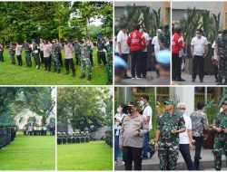 Danrem 061/SK Dampingi Pangdam III/Siliwangi Di Pelaksanaan Pengamanan VVIP Presiden Ir.Joko Widodo Kunjungan Ke SICC Kab.Bogor